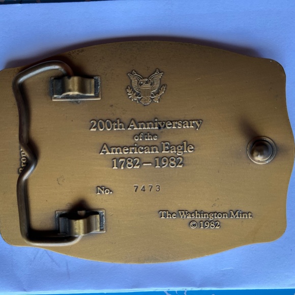 Belt buckle American Eagle 200th Anniversary - Picture 2 of 5